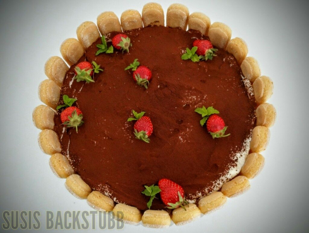 Erdbeer Tiramisu Torte