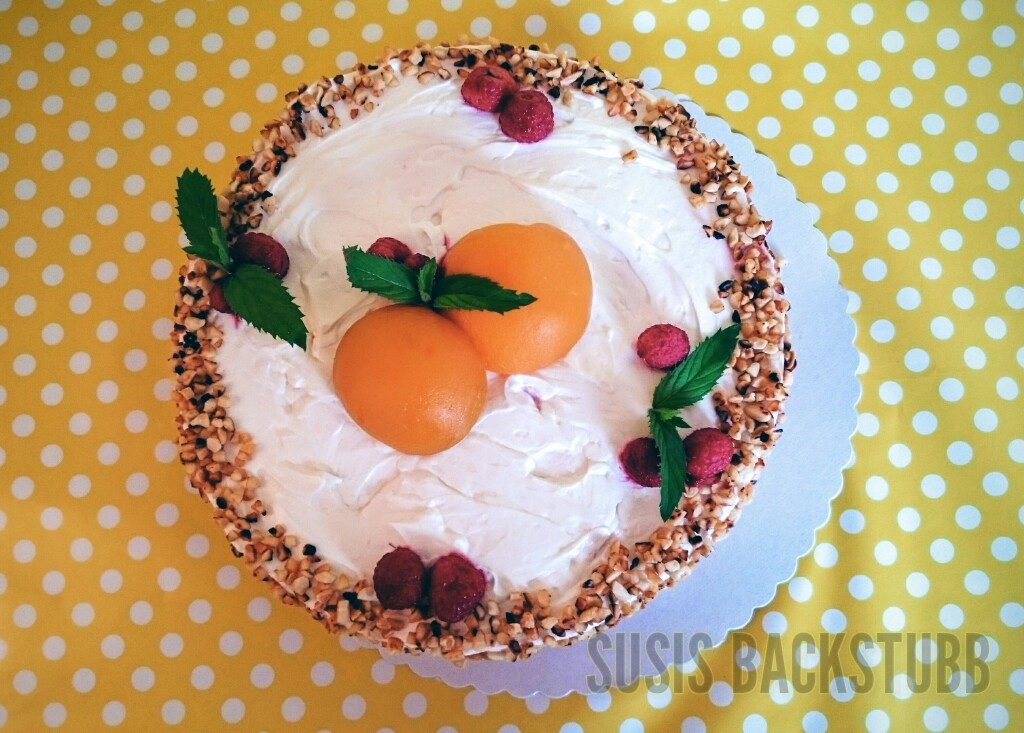 Pfirsich Melba Torte