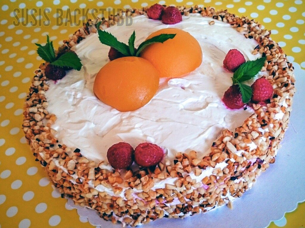 Pfirsich Melba Torte
