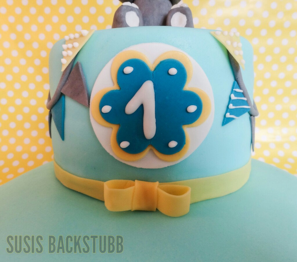 Elefanten Fondant Geburtstagstorte