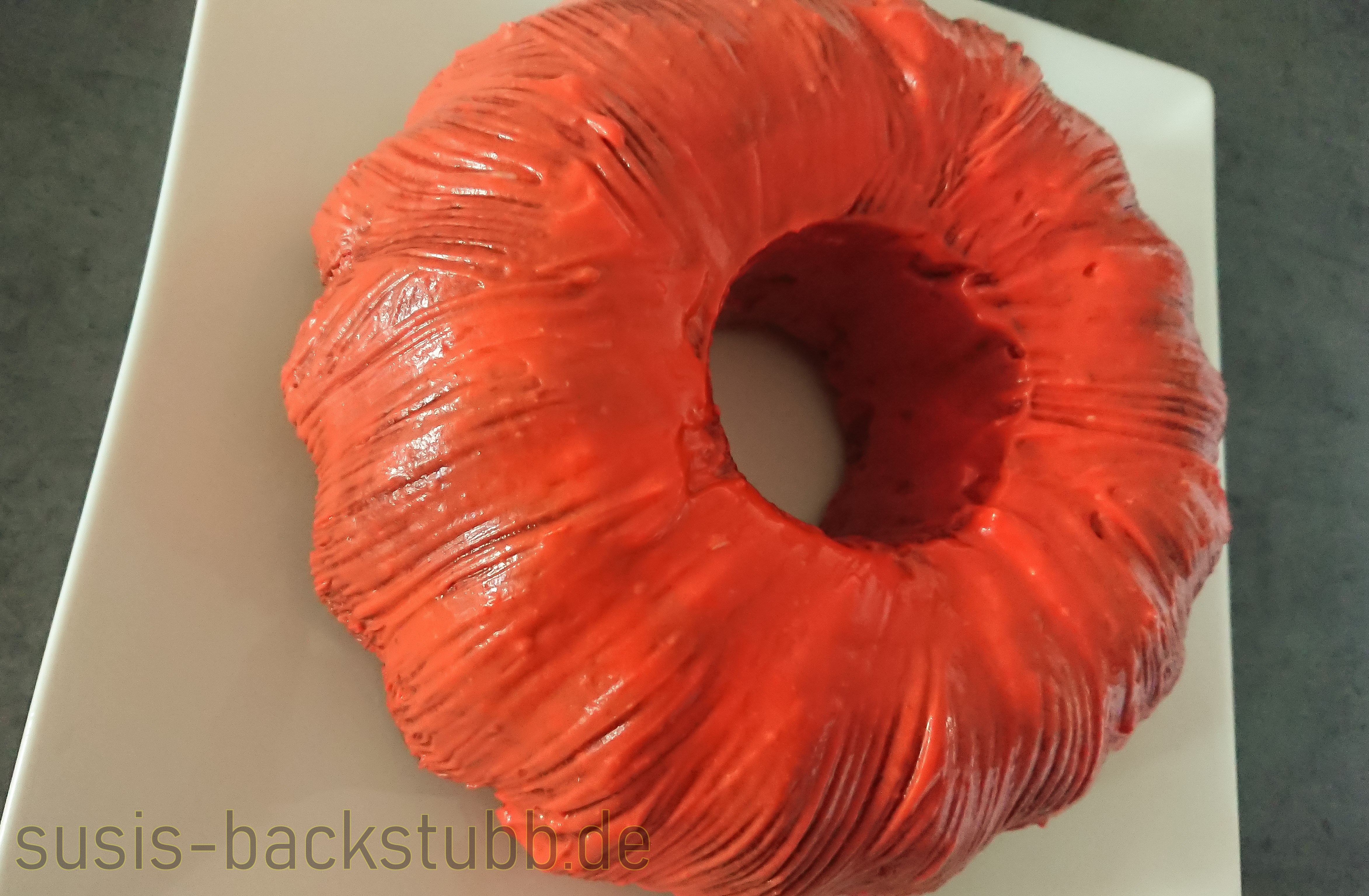 Kürbis Kuchen mit Frischkäse Frosting